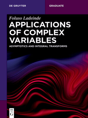 cover image of Applications of Complex Variables